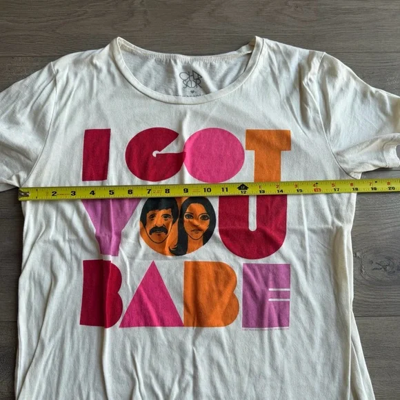 Anthropologie I Got You Babe graphic t-shirt - size medium - Picture 3 of 8
